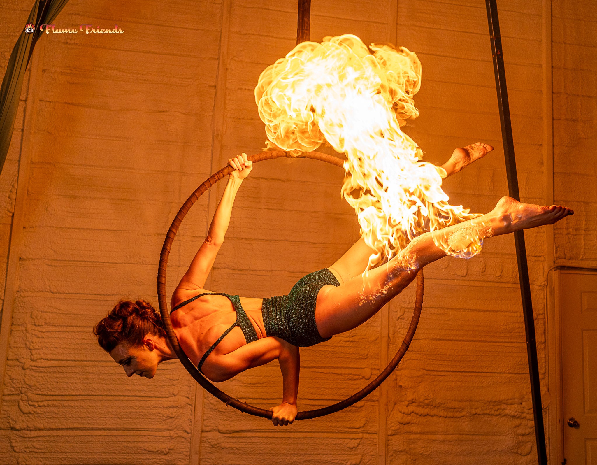 Load video: Aerialists on Fire